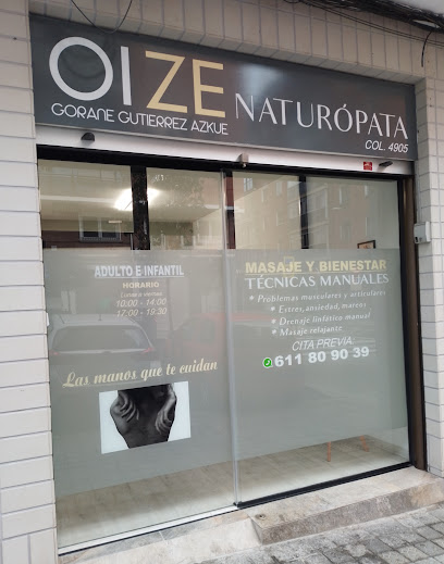 OIZE NATUROPATA | Gorane Gutiérrez Azkue